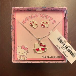 Hello Kitty Silver and Red Jewelry Collection